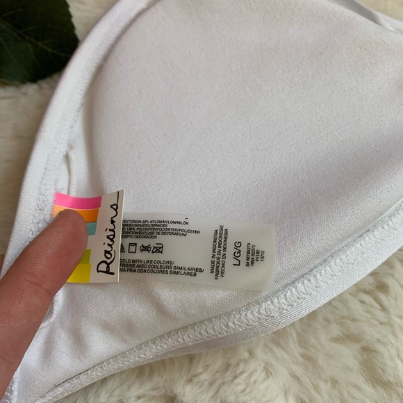 White fringe bikini top - Picture 10 of 13